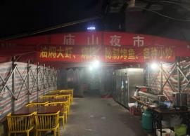 捡漏！江夏庙山新村小区出入口盈利夜市大排...